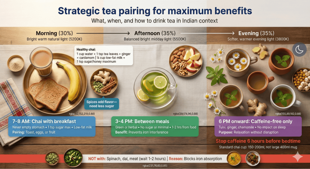 Best Indian Foods for Tea Health Benefits Management