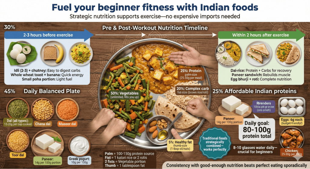 Best Indian Foods for Fitness Tips For Beginners Management