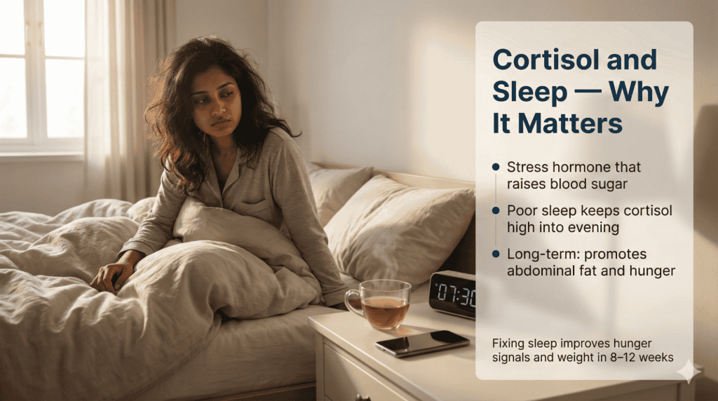 What Is Cortisol And Sleep and Why Indian Dieters Should Care?