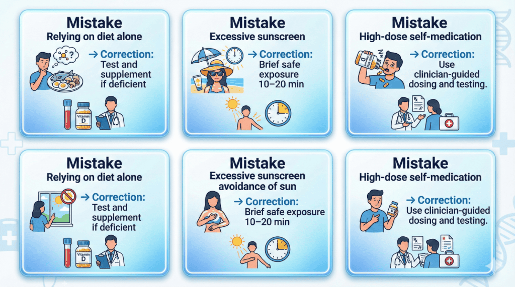 Common Mistakes Indians Make with Vitamin D Deficiency India
