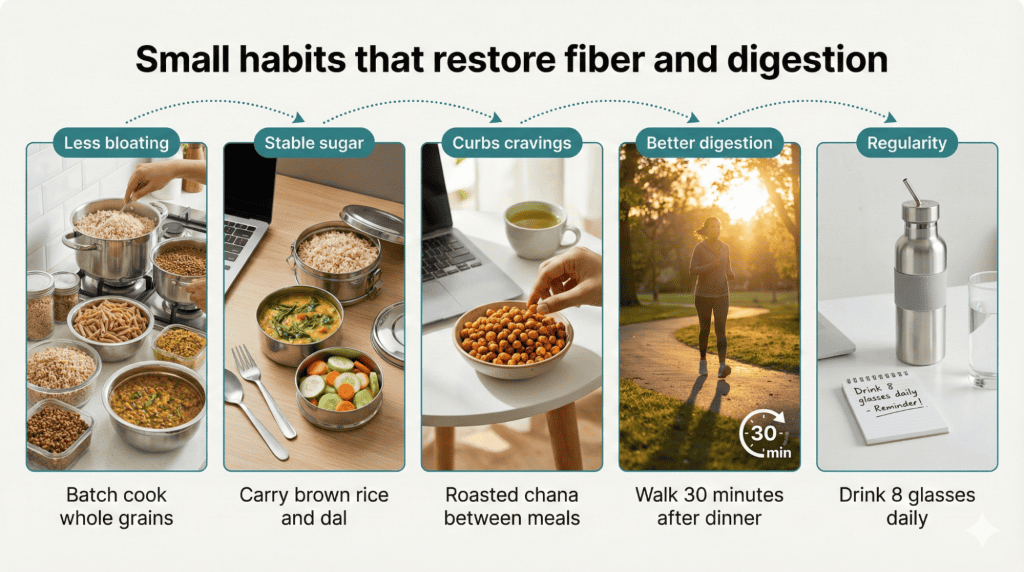 Common Mistakes Indians Make with Fiber Deficiency Indian Diet
