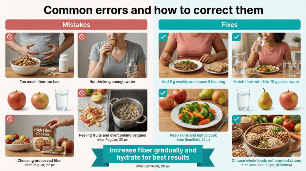 Lifestyle Changes to Support Fiber Deficiency Indian Diet