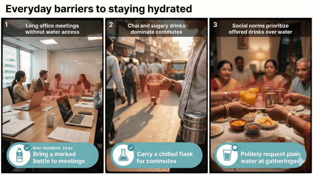 Indian Lifestyle Factors Affecting Water Intake For Weight Loss