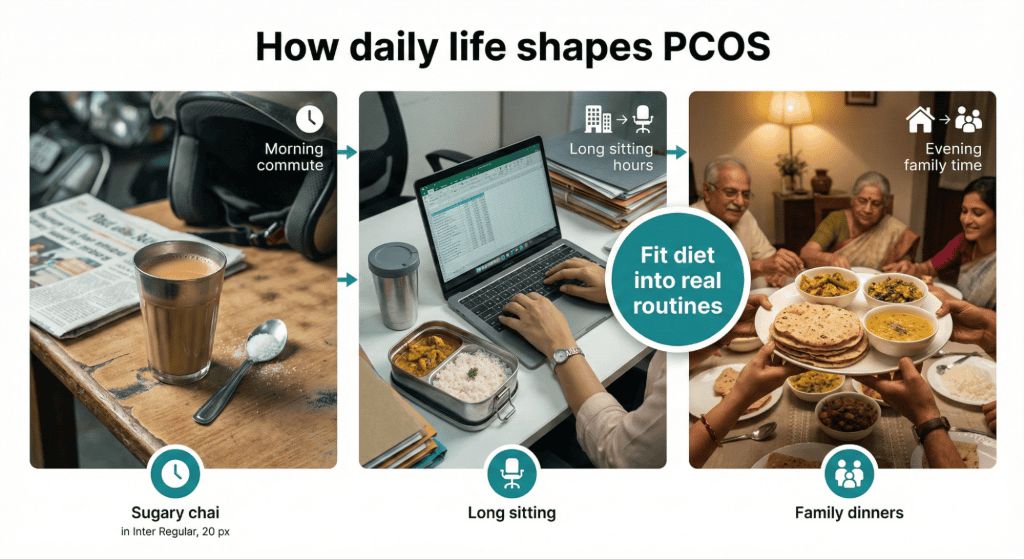 Indian Lifestyle Factors Affecting PCOS Indian Diet