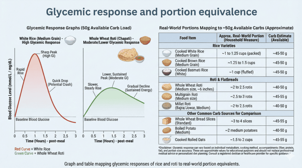 The Science Behind Rice Vs Roti For Diabetics for Indians