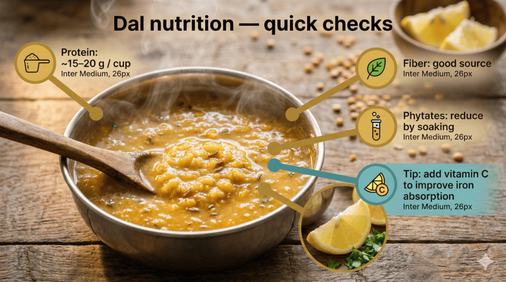 Dal Nutrition: What to Watch For