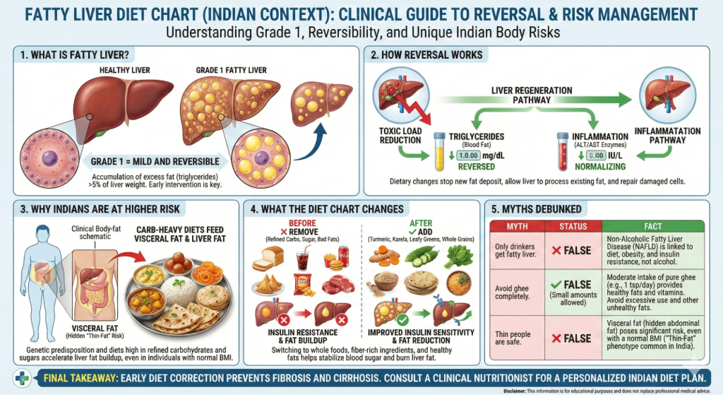 What Is the Fatty Liver Diet Chart Indian and Why Indian Dieters Should Care?