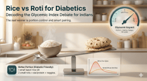 rice vs roti for diabetics