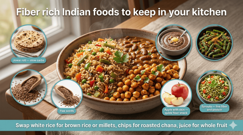 Indian Lifestyle Factors Affecting Fiber Deficiency Indian Diet