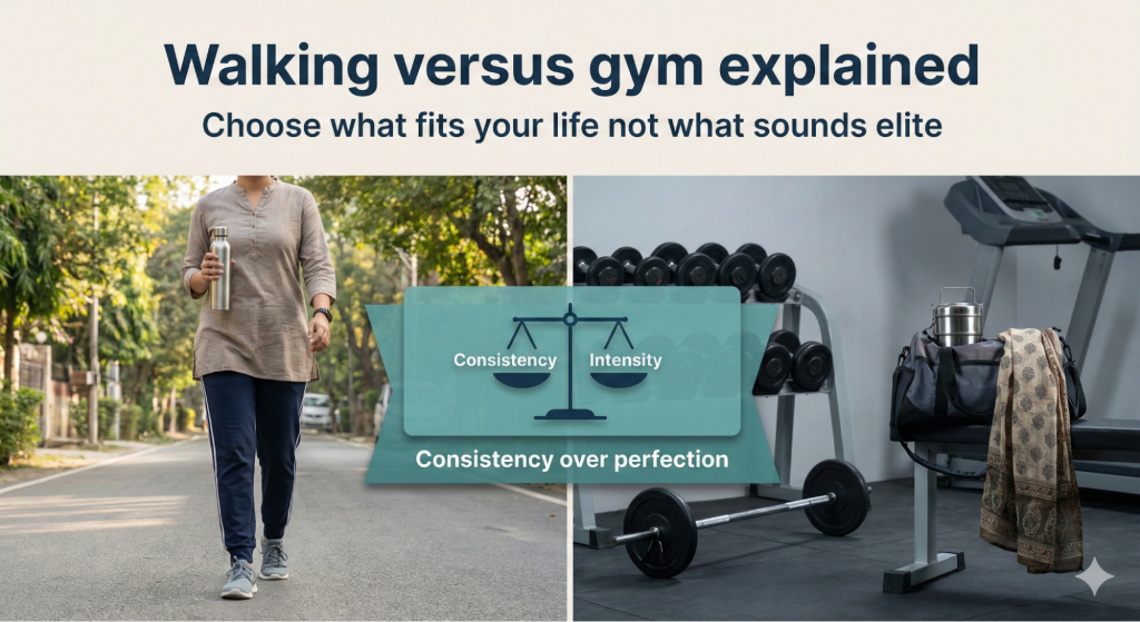 What Is Walking Vs Gym Weight Loss and Why Indian Dieters Should Care?
