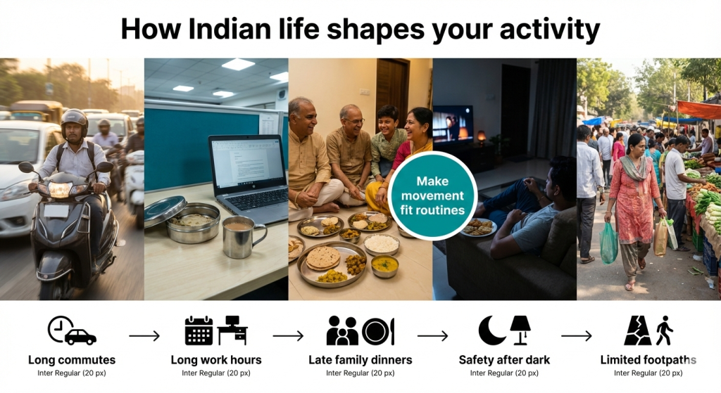 Indian Lifestyle Factors Affecting Walking Vs Gym Weight Loss