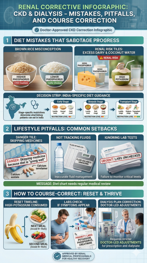 Common Mistakes Indians Make with Kidney Friendly Indian Food