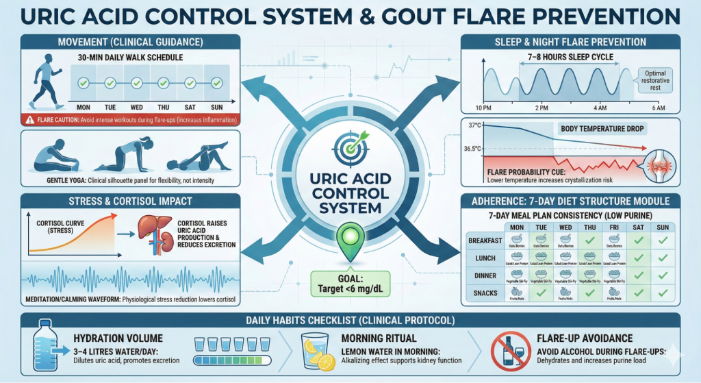 Lifestyle Changes to Support Uric Acid Diet Chart Indian