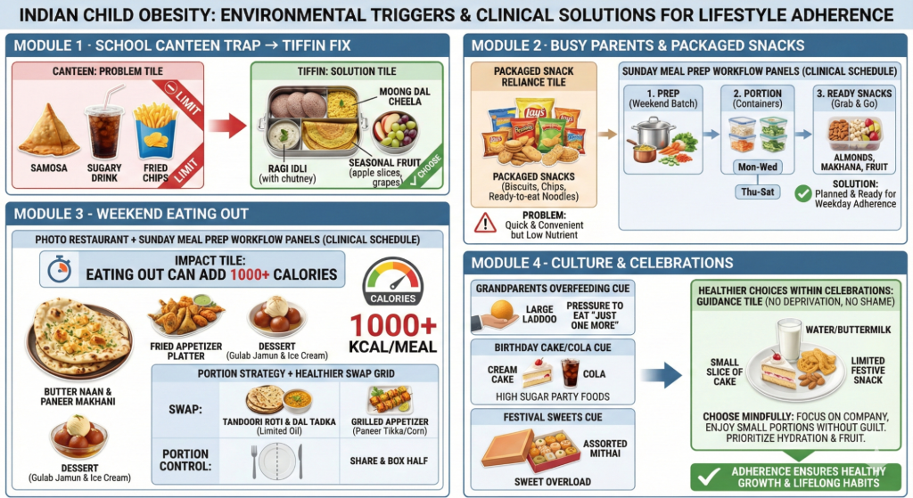 Indian Lifestyle Factors Affecting Child Obesity Diet Plan in India