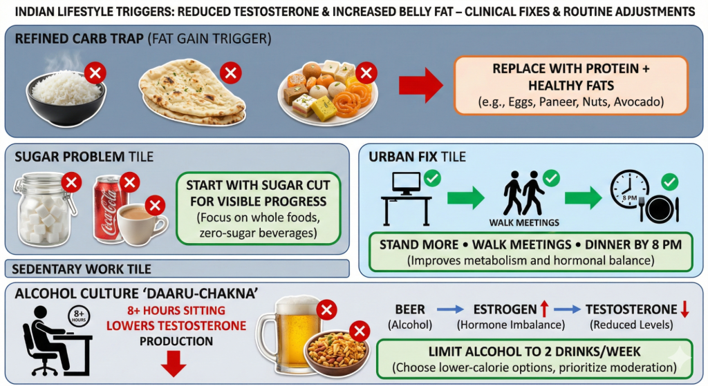 Best Indian Foods for Testosterone And Belly Fat Management