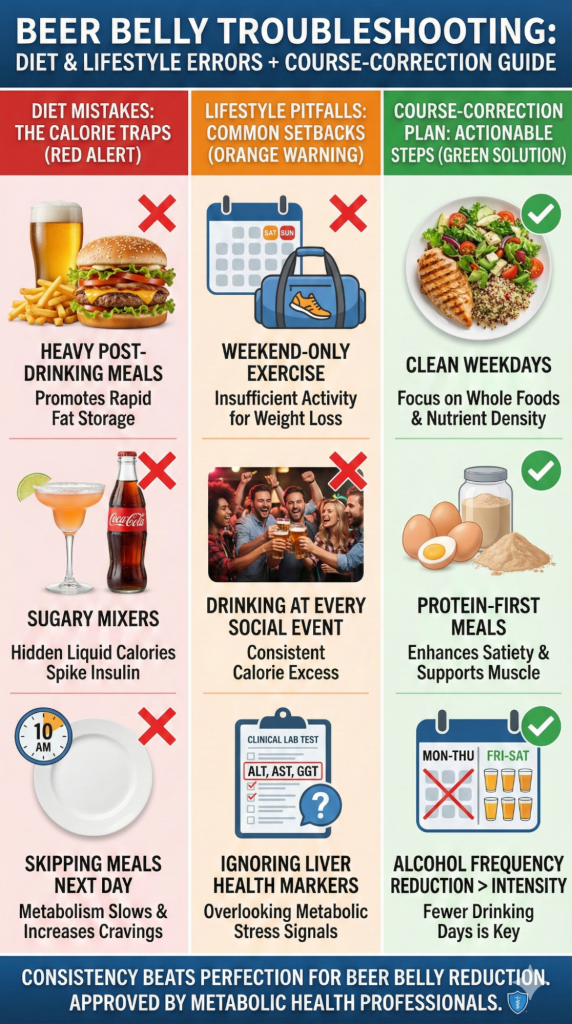 Common Mistakes Indians Make with Beer Belly Reduce India