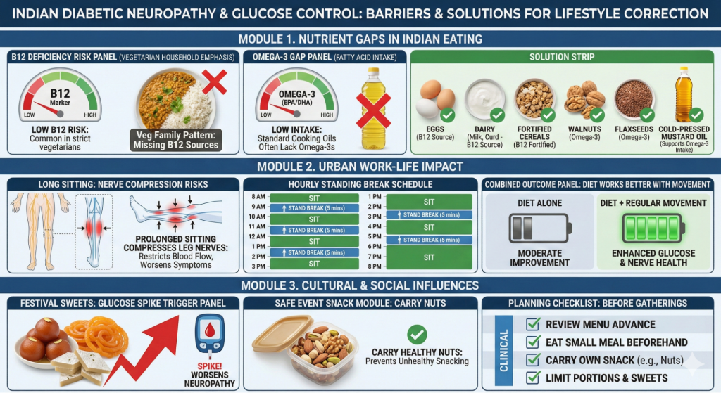 Indian Lifestyle Factors Affecting Diabetic Neuropathy Diet Indian