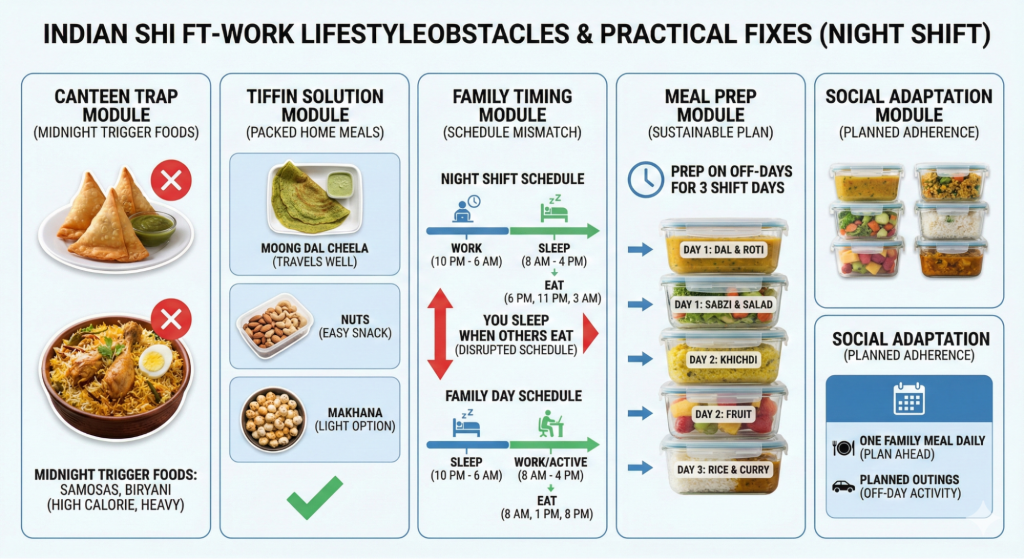 Indian Lifestyle Factors Affecting Night Shift Diet Plan in India