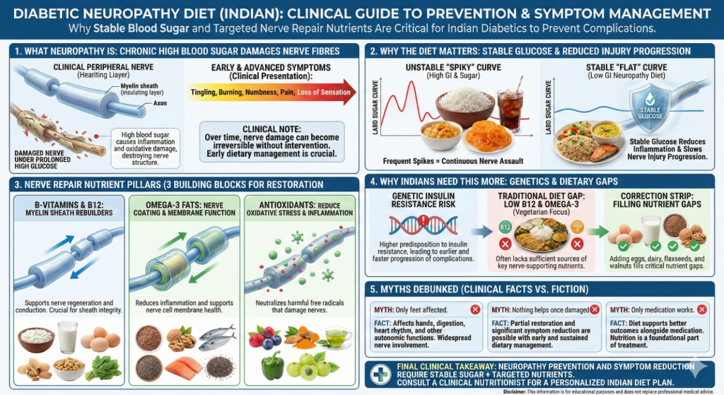 What Is Diabetic Neuropathy Diet Indian and Why Indian Dieters Should Care?