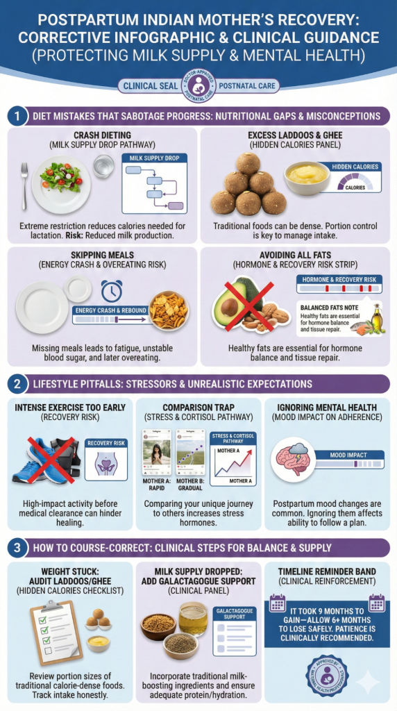 Common Mistakes Indians Make with Post Delivery Weight Loss Indian