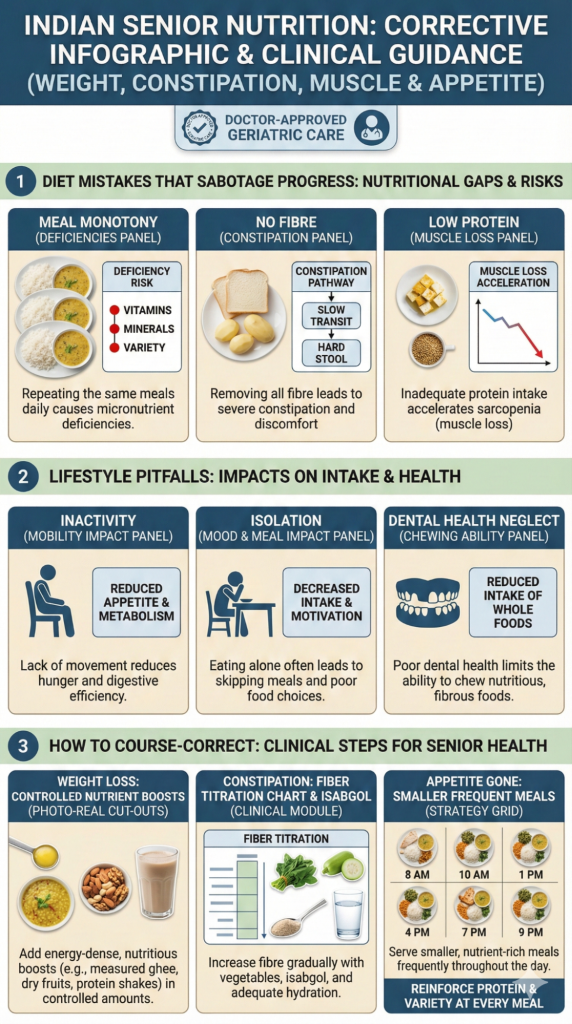 Common Mistakes Indians Make with a Diet Plan for the Elderly in India