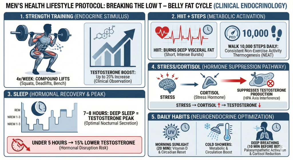 Lifestyle Changes to Support Testosterone And Belly Fat