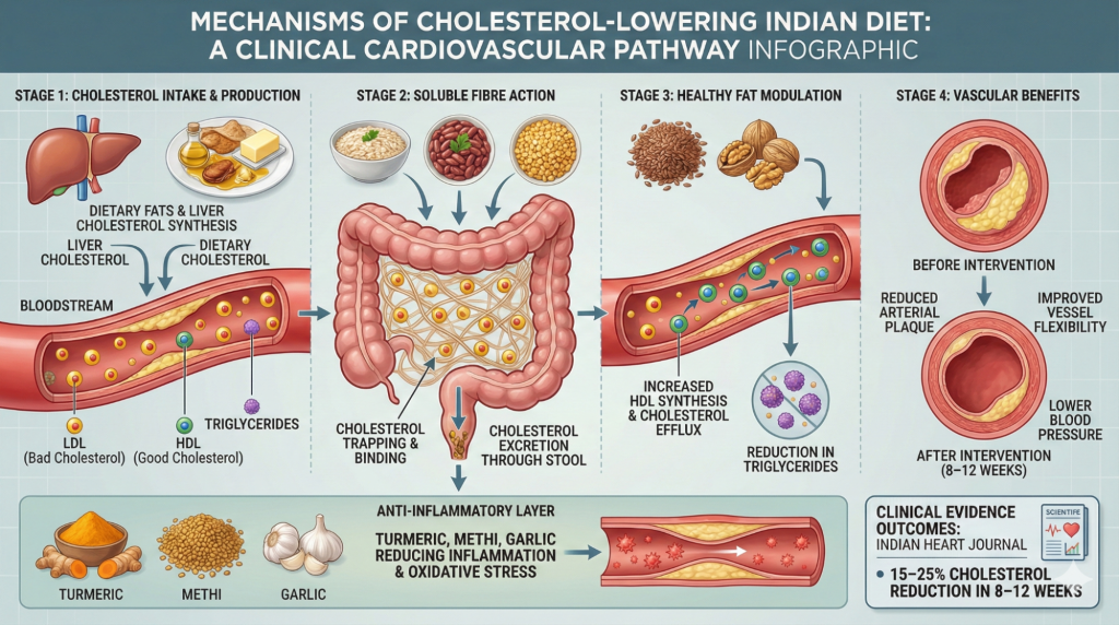 The Science Behind the Indian Diet To Reduce Cholesterol for Indians