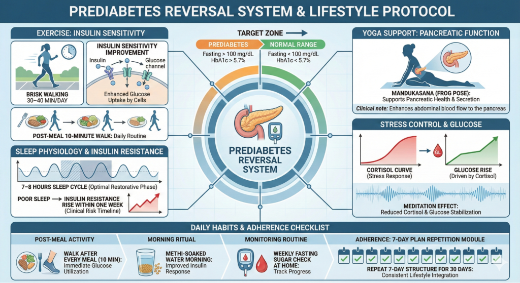 Lifestyle Changes to Support a Prediabetes Diet Plan Indian