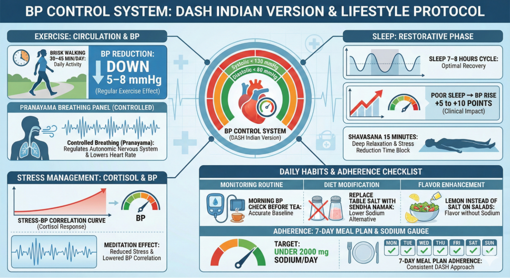Lifestyle Changes to Support the DASH Diet Indian Version