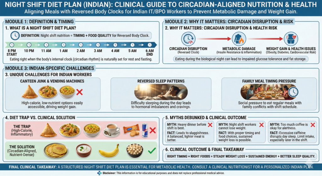 What Is Night Shift Diet Plan India and Why Indian Dieters Should Care?