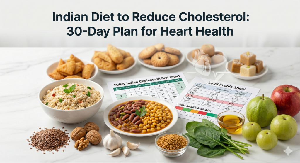 Indian diet to reduce cholesterol