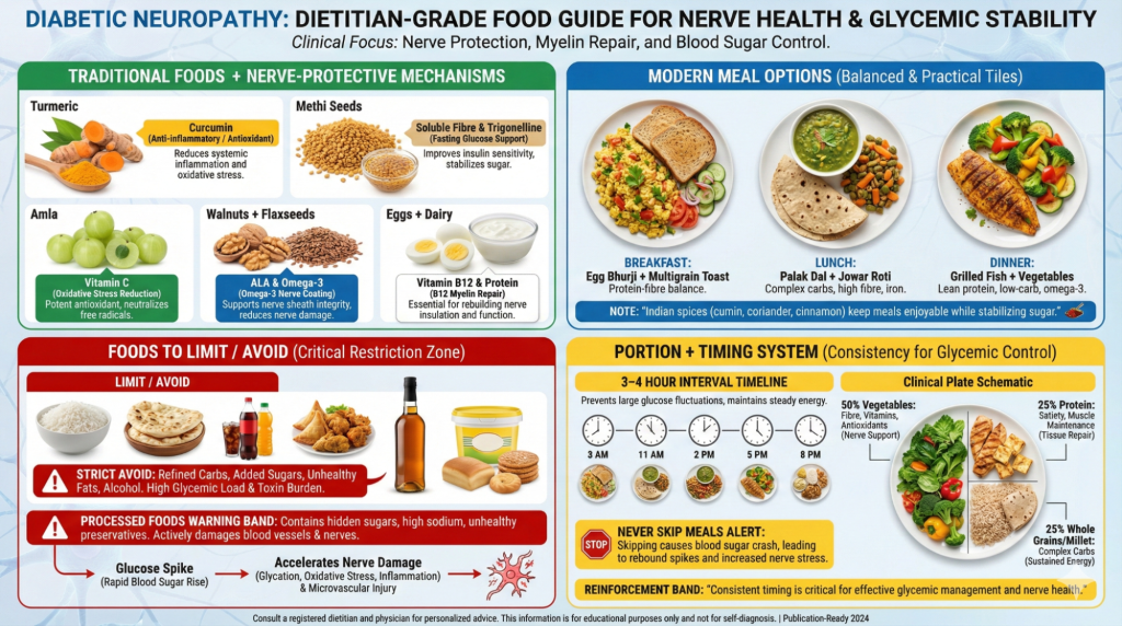 Best Indian Foods for Diabetic Neuropathy Diet Indian Management
