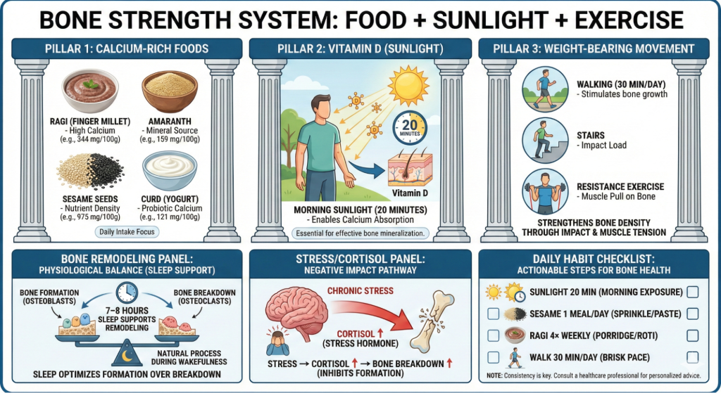Lifestyle Changes to Support Calcium Rich Foods in India
