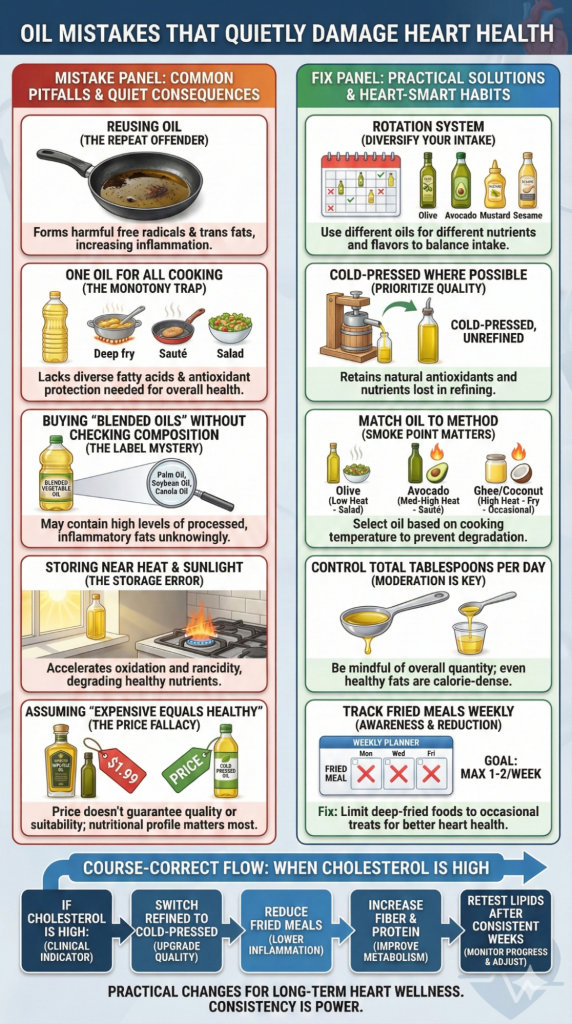 Common Mistakes Indians Make with the Best Cooking Oil For Health in India