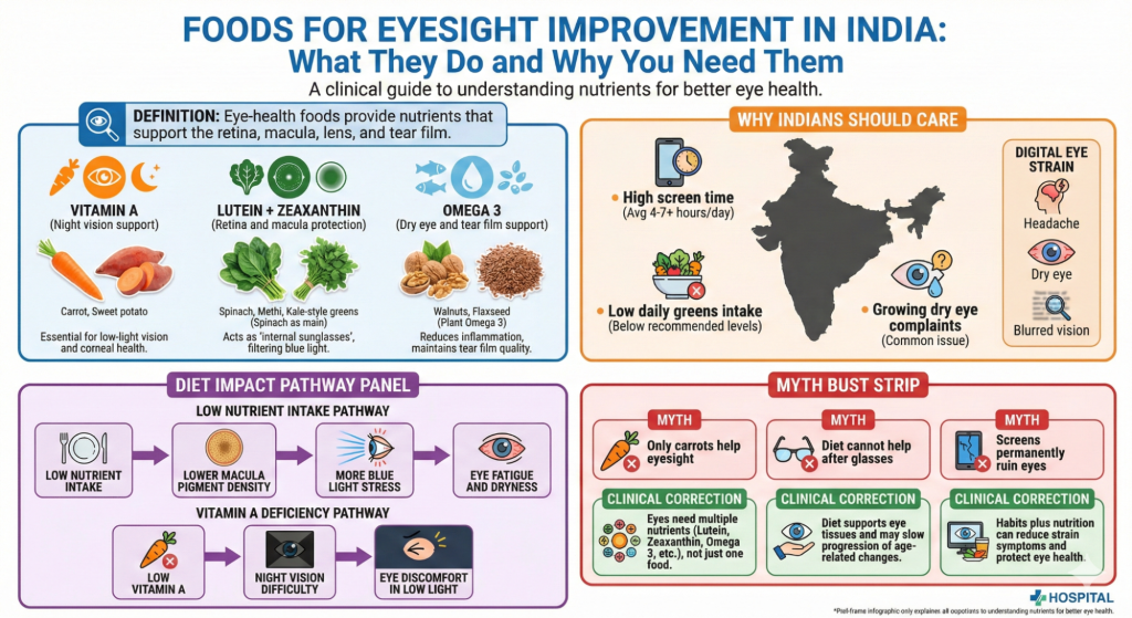 The Science Behind Foods For Eyesight Improvement in India