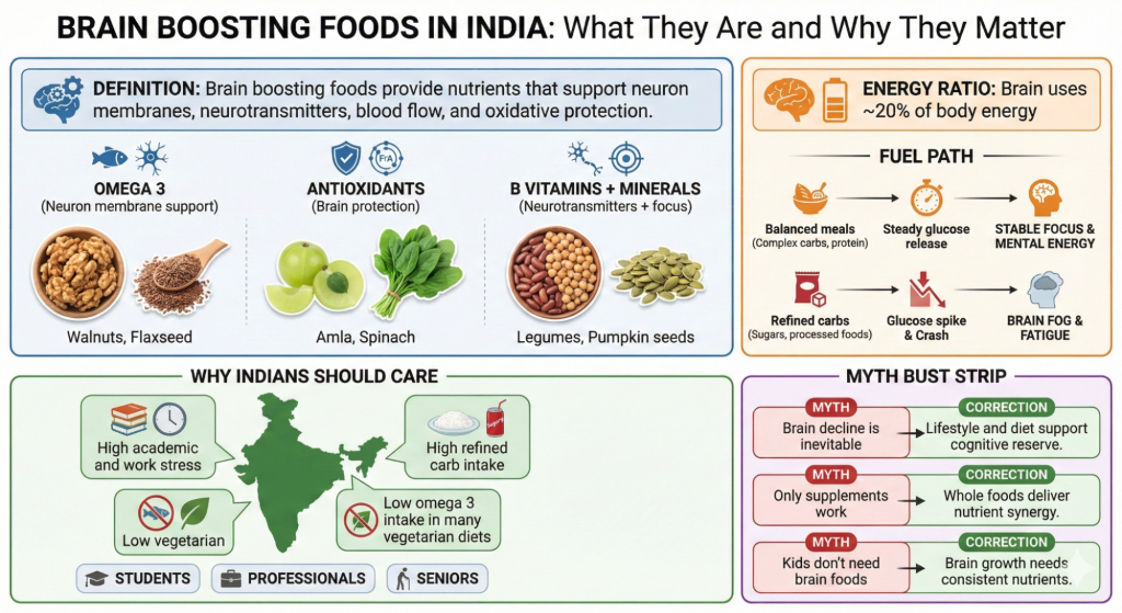 What Are Brain Boosting Foods in India and Why Indian Dieters Should Care?