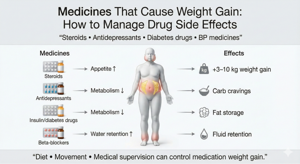 medicines that cause weight gain