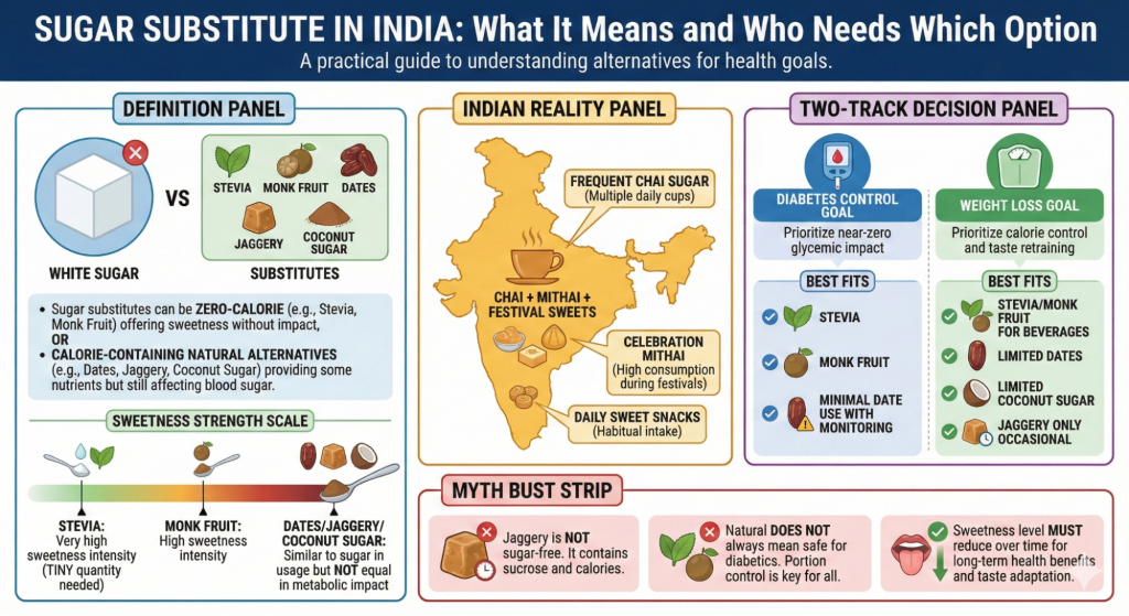 What Is Sugar Substitute India and Why Indian Dieters Should Care?