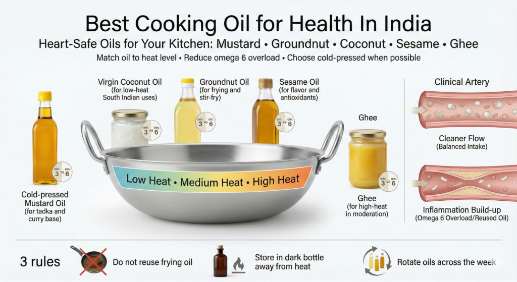 What is the Best Cooking Oil For Health in India and Why Indian Dieters Should Care?