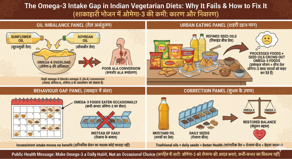 Lifestyle Changes to Support Omega 3 Vegetarian Foods India