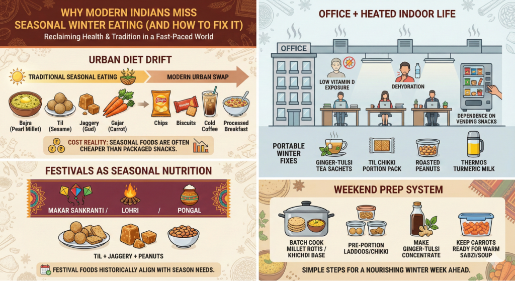 Indian Lifestyle Factors Affecting Winter Foods in India