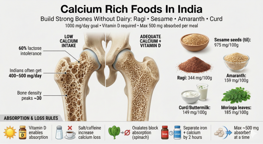 What Are Calcium-Rich Foods in India and Why Indian Dieters Should Care?