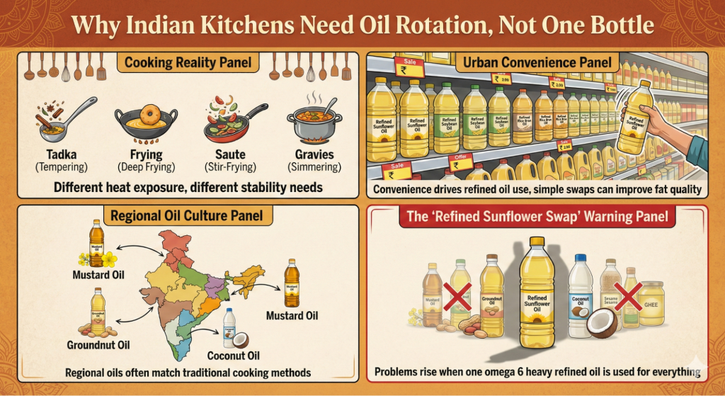 Indian Lifestyle Factors Affecting the Best Cooking Oil For Health in India