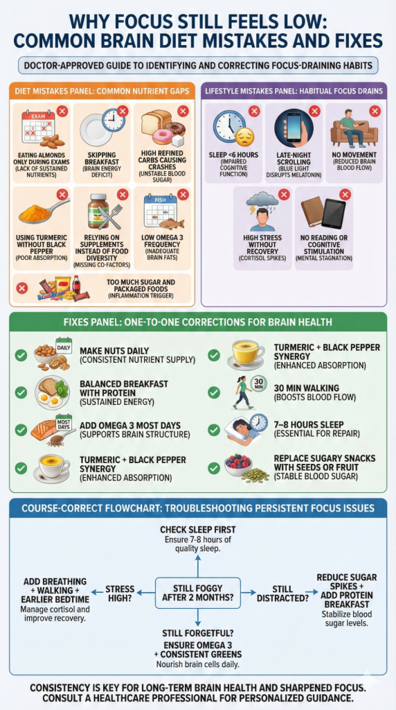 Common Mistakes Indians Make with Brain Boosting Foods in India