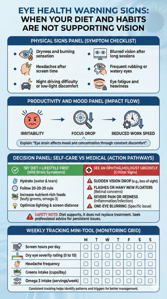 Eye Health Foods: What to Watch For