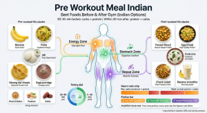 Pre Workout Meal For Indians: Gym Diet Before & After