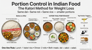 portion control for Indian food