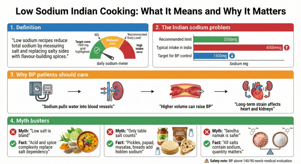 The Science Behind Low-Sodium Indian Recipes for Indians