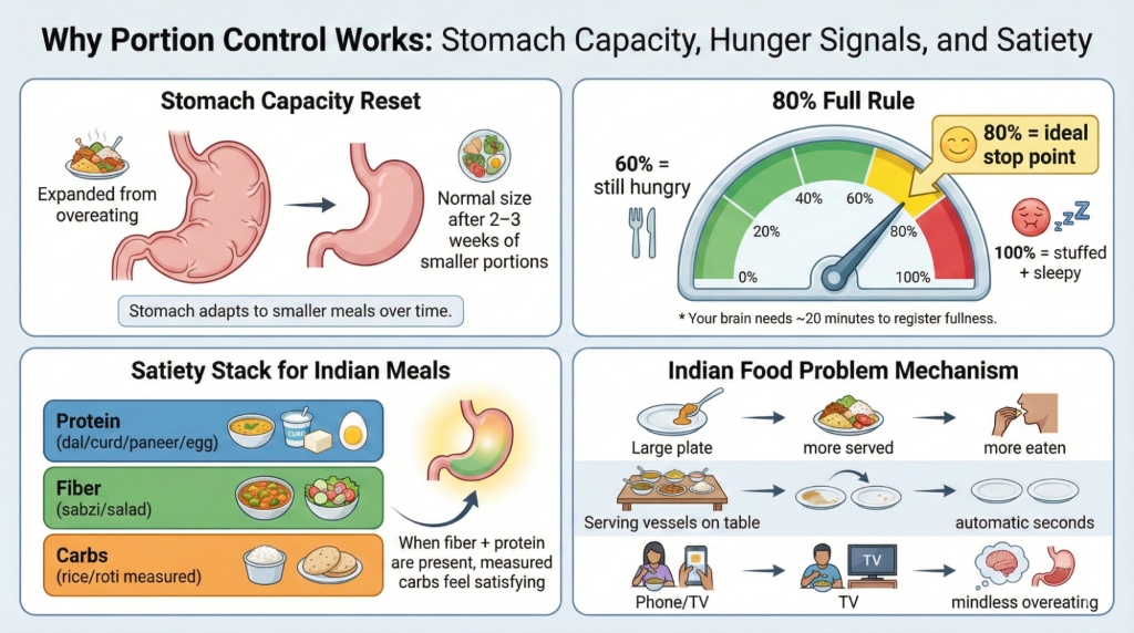What Is Portion Control in Indian Food and Why Indian Dieters Should Care?
