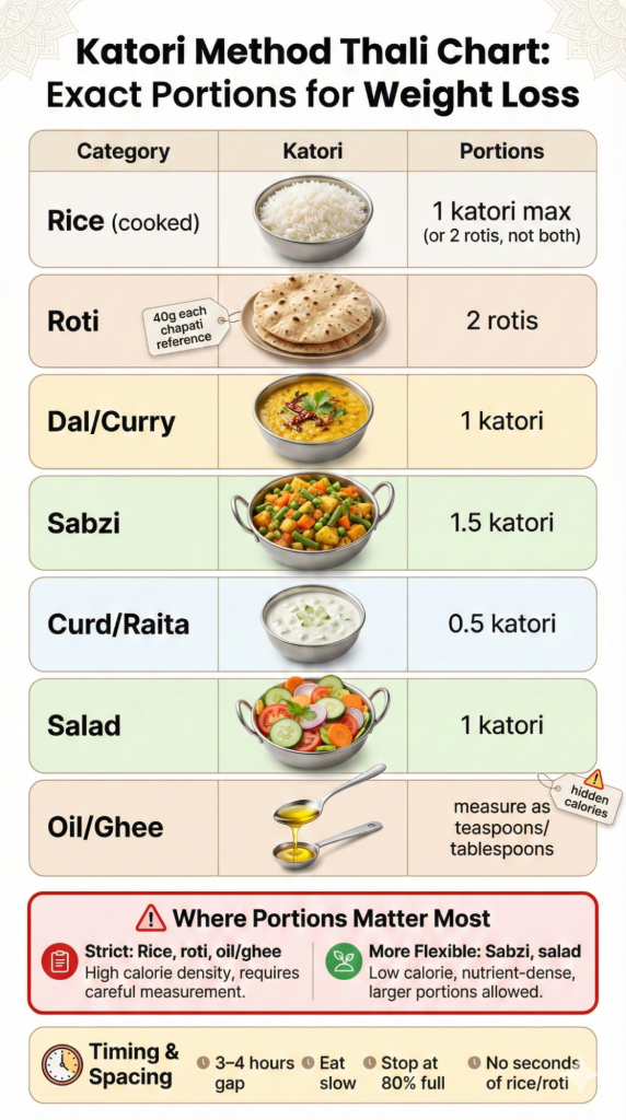 Best Approach for Portion Control in Indian Food